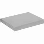 Коробка DOC под блокнот, аккумулятор и ручку, серебристая