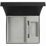 Коробка DAILY под ежедневник, аккумулятор и ручку, черная