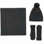 Шарф HEAT TRICK, темно-серый меланж