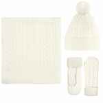 Шарф HEAT TRICK, молочно-белый