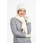 Шарф NORDKAPP, молочно-белый