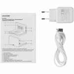 Часы настольные с беспроводным зарядным устройством PITSTOP, белые