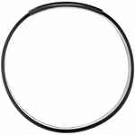 Силиконовый браслет BRISKY с металлическим шильдом, черный