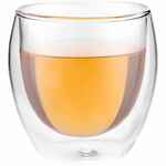 Стакан с двойными стенками GLASS BUBBLE, бесцветный