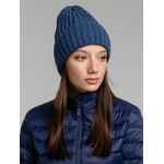 Шапка NORFOLD, синий меланж (джинс)