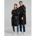 Дождевик со светоотражающими элементами RAINMAN BLINK, черный, размер XS