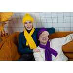 Шарф YONG, фиолетовый