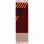 Палантин CHARMING, коричневый с оранжевым