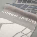 Шарф на заказ TRICKSY LIGHT, S, полушерсть