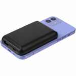 Магнитный беспроводной аккумулятор MAGBACK 5000 мАч, черный