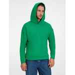 Худи оверсайз унисекс TOLLA, зеленое, размер XS/S