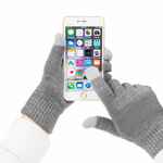 Перчатки сенсорные REAL TALK, серые, размер S/M