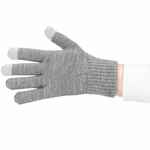 Перчатки сенсорные REAL TALK, серые, размер S/M