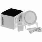 Лампа с колонкой и беспроводной зарядкой MOONLIGHT, белая