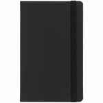 Блокнот SHALL, в линейку, черный