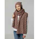 Шарф LOREN, коричневый