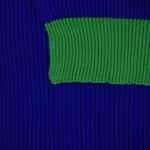 Шарф SNAPPY, синий с зеленым