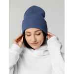 Шапка REAL RIB, синяя (черника)