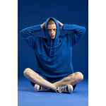 Худи унисекс H2, синее, размер XS/S