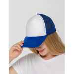 Бейсболка SUNBREAKER, ярко-синяя с белым