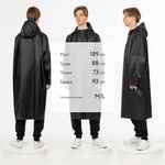 Дождевик-анорак R1, черный, размер XS/S