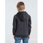 Толстовка с капюшоном детская KIRENGA KIDS, темно-серая (графит), 10 лет