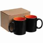 Коробка COUPLE CUP под 2 кружки, большая, крафт