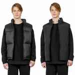 Жилет двусторонний V2, черный, размер XS/S