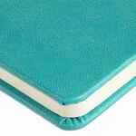 Блокнот CLUSTER MINI в клетку, бирюзовый