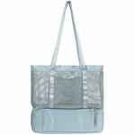 Шопер с термоотделением VERKKO, серо-голубой