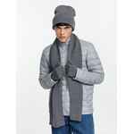 Шарф URBAN FLOW, темно-серый меланж