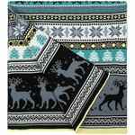 Шарф MIRAKLER, зеленый с желтым