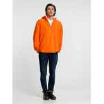 Анорак флисовый унисекс FLISKA, оранжевый, размер M/L