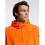 Анорак флисовый унисекс FLISKA, оранжевый, размер M/L