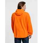 Анорак флисовый унисекс FLISKA, оранжевый, размер M/L