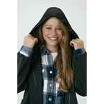 Дождевик детский RAINDROP KIDS, черный, 12 лет (рост 142-152)