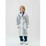 Дождевик детский RAINDROP KIDS, белый, 8 лет (рост 118-128)