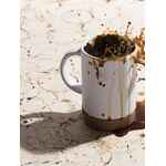 Кружка с пробковой подставкой CORKY для сублимационной печати, матовая, белая