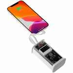 Аккумулятор с быстрой зарядкой TRELLIS GEEK 10000 мАч, белый