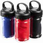 Охлаждающее полотенце FRIO MIO в бутылке, красное