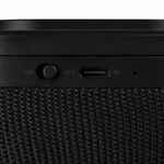 Колонка с беспроводной зарядкой ESCA и подсветкой логотипа, черная