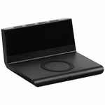 Станция беспроводной зарядки с часами ELECTRON, VER.2, черная