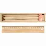 Набор цветных карандашей SPASSO в деревянном пенале