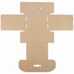 Коробка MATTER HIGH LIGHT, крафт с черной ручкой