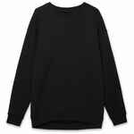 Свитшот оверсайз унисекс OMNIFIT, черный, размер XS/S