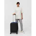 Чемодан PLATTA, черный с синим