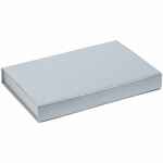 Коробка SILK с ложементом под ежедневник 13X21 см, флешку и ручку, VER. 2, серая