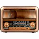 BLUETOOTH-колонка с радио BEATNIK, коричневая