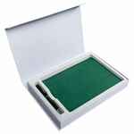 Коробка SILK с ложементом под ежедневник 15х21 см и ручку, VER.2, серая