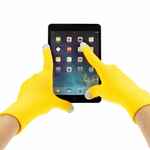 Перчатки сенсорные URBAN FLOW, желтые, размер L/XL